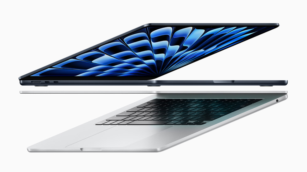 The new MacBook Air from Apple comes equipped with a powerful M3 chip.